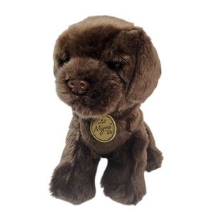 Aurora Miyoni Tots Plush Chocolate‎ Lab Puppy Dog Stuffed Animal Toy